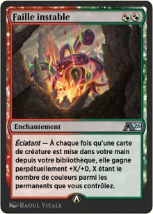 Faille instable - Alchemy: Exclusive Cards