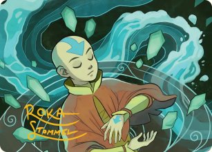 Aang  la croise du destin - Illustration - Avatar: The Last Airbender - Art Series