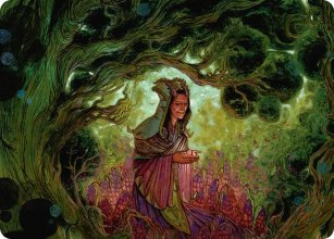 Marraine des floraisons - Illustration - Lorwyn Eclipsed - Art Series