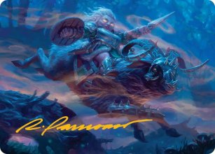 Cavali�re fl�aud�pine - Illustration - Lorwyn Eclipsed - Art Series