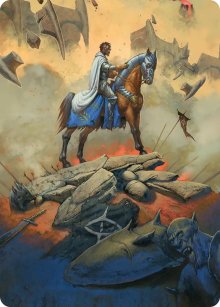 Aragorn, l'unificateur - Illustration - The Hobbit - Art Series