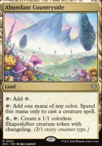 Abundant Countryside - Lorwyn Eclipsed Commander Decks