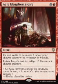 Acte blasph�matoire - Lorwyn Eclipsed Commander Decks