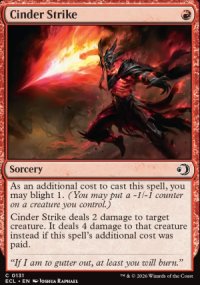 Cinder Strike - Lorwyn Eclipsed
