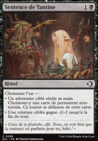 Sentence de Tantine - Lorwyn Eclipsed