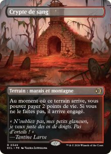 Crypte de sang<br>Crypte de sang