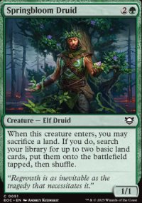 Springbloom Druid - Edge of Eternities Commander Decks