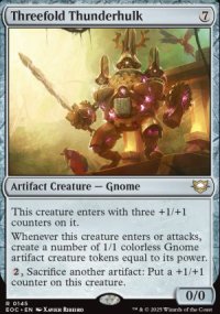 Threefold Thunderhulk - Edge of Eternities Commander Decks