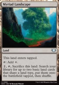 Myriad Landscape - Edge of Eternities Commander Decks