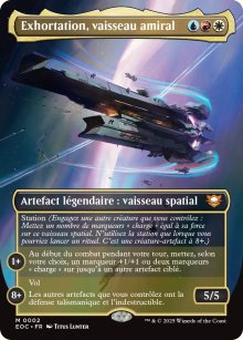 Exhortation, vaisseau amiral - Edge of Eternities Commander Decks