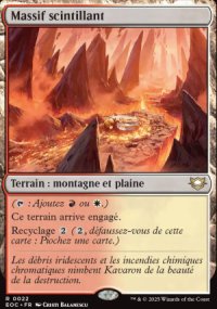 Massif scintillant - Edge of Eternities Commander Decks
