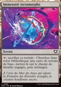 Immensit� terramorphe - Edge of Eternities Commander Decks