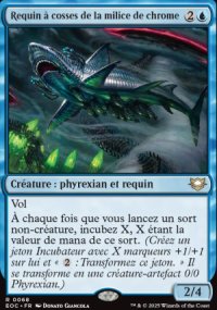 Requin � cosses de la milice de chrome - Edge of Eternities Commander Decks
