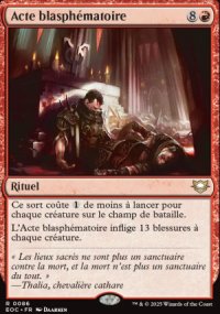 Acte blasph�matoire - Edge of Eternities Commander Decks