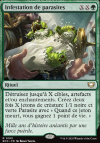 Infestation de parasites - Edge of Eternities Commander Decks