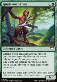 Guidevoie satyre - Edge of Eternities Commander Decks