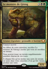 Le monstre de Gitrog - Edge of Eternities Commander Decks