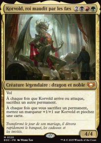 Korvold, roi maudit par les f�s - Edge of Eternities Commander Decks