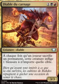 Diable du carnage - Edge of Eternities Commander Decks