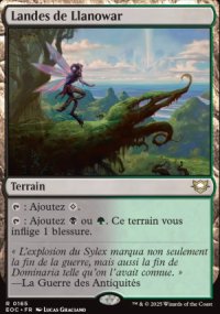 Landes de Llanowar - Edge of Eternities Commander Decks