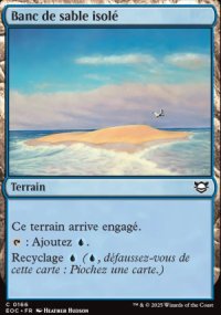 Banc de sable isol� - Edge of Eternities Commander Decks