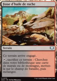Fosse d'huile de roche - Edge of Eternities Commander Decks