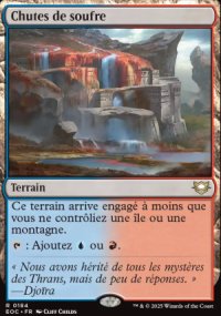 Chutes de soufre - Edge of Eternities Commander Decks