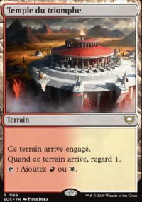Temple du triomphe - Edge of Eternities Commander Decks
