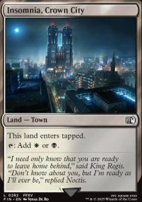 Insomnia, Crown City - Final Fantasy