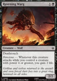 Ravening Warg - The Hobbit