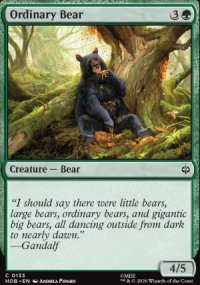 Ordinary Bear - The Hobbit
