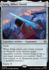 Sting, Bilbo's Sword - The Hobbit