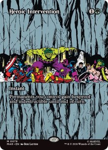 Intervention h�ro�que - Marvel