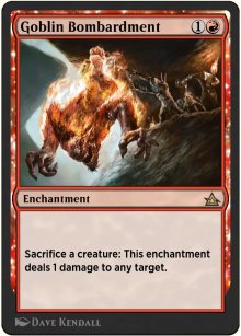 Goblin Bombardment - Through the Omenpaths - Bonus sheet