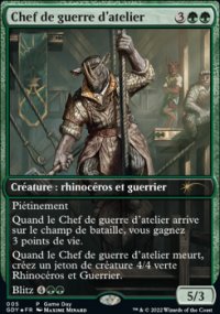 Chef de guerre d'atelier - Misc. Promos