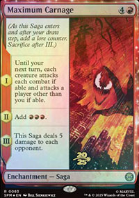 Carnage maximum - Prerelease Promos