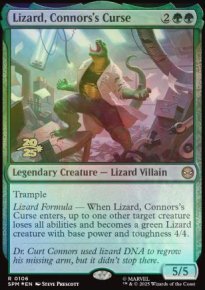 Le L�zard, mal�diction de Connors - Prerelease Promos