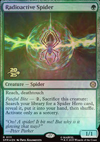 Araign�e radioactive - Prerelease Promos