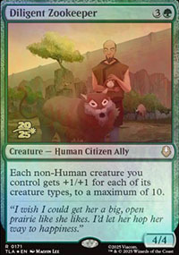 Gardien de zoo appliqu� - Prerelease Promos