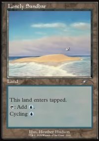 Banc de sable isol� - Secret Lair