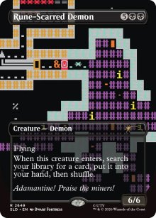D�mon scarifi� de runes - Secret Lair