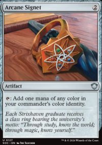 Arcane Signet - Secrets of Strixhaven Commander Decks