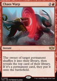 Chaos Warp - Tarkir: Dragonstorm Commander Decks