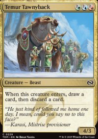 Temur Tawnyback - Tarkir: Dragonstorm