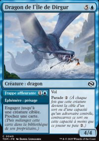Dragon de l'le de Dirgur<br>Frappe affleurante - Tarkir: Dragonstorm