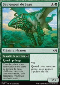 Sauvageon de Sagu<br>En qute de perchoir - Tarkir: Dragonstorm