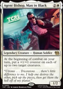 Agent Bishop, Man in Black - Teenage Mutant Ninja Turtles