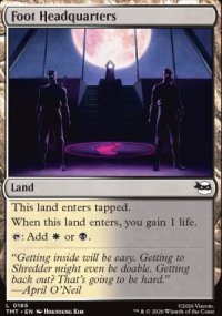 Foot Headquarters - Teenage Mutant Ninja Turtles